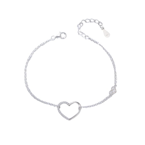 Joma Jewellery Infinity Links Circle Chain Bracelet, Silver at John Lewis &  Partners